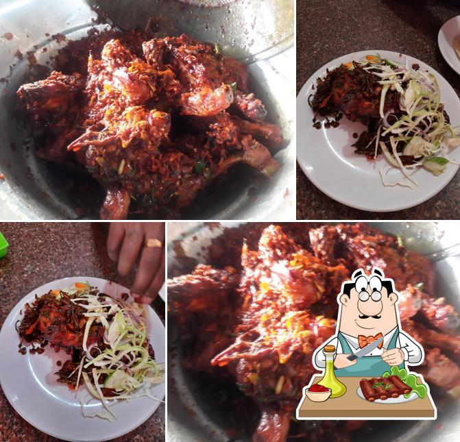 Baby back ribs at Madeena fast food