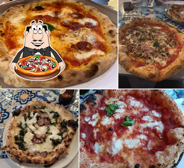 Ordina tra le molte varianti di pizza