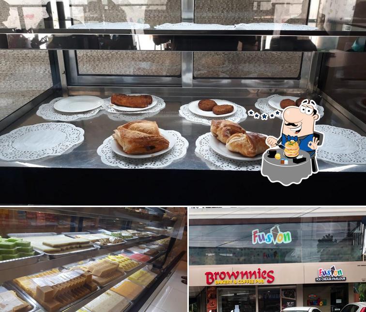 Food at Brownnies Bakery