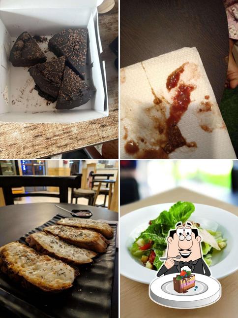 Chocolate cake at Coffee World