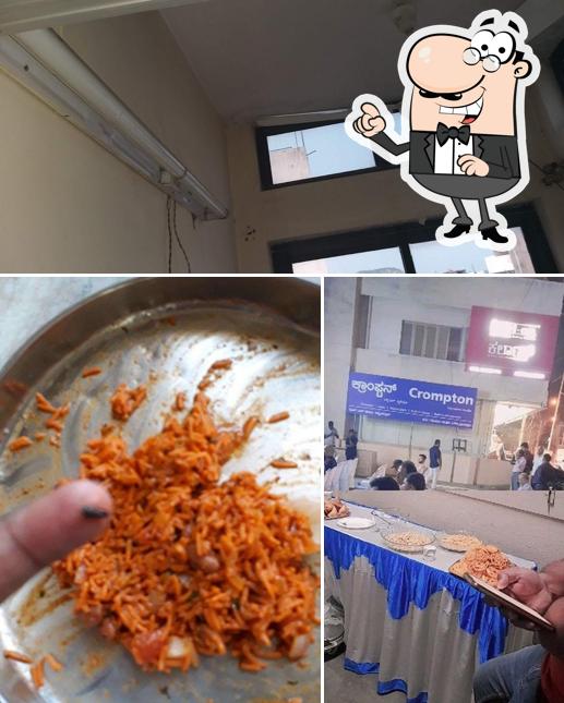 Take a seat at one of the tables at Mahadev Dhaba