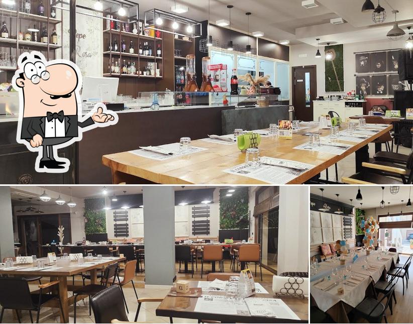 Gli interni di Pepe Rosa