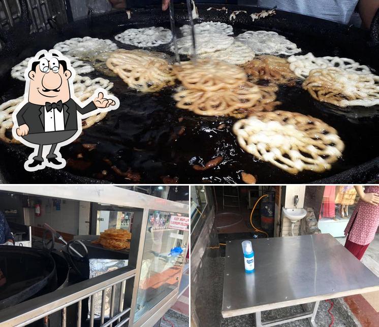 This is the image showing interior and food at Kwality's