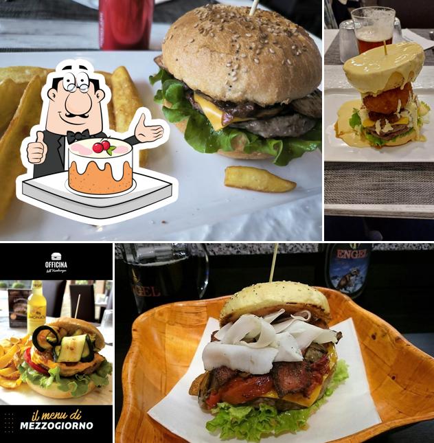 Torte di carote al Officina dell'Hamburger