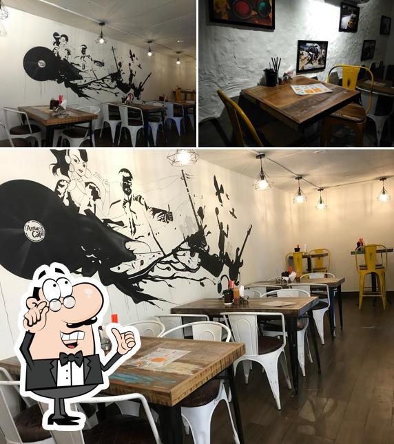 Check out how Amigo's Café looks inside