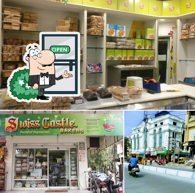 Check out the photo displaying exterior and food at Swiss Castle Bakery, P.G Road