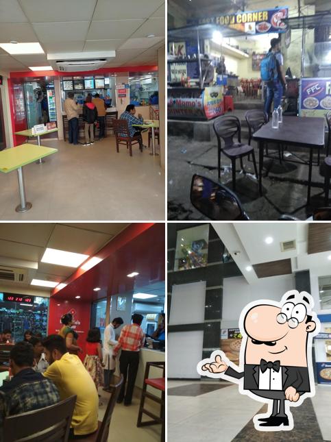 Take a seat at one of the tables at Domino's Pizza Bhikhanpur, Bhagalpur