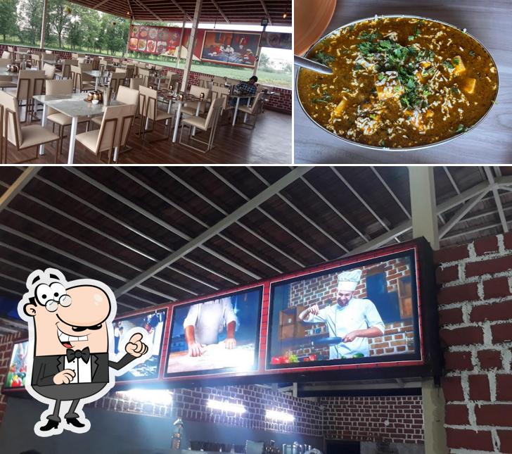 Among different things one can find interior and meat at Hotel saiba