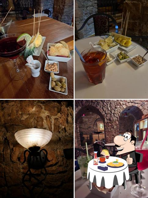 Piatto di formaggi al La Crypta