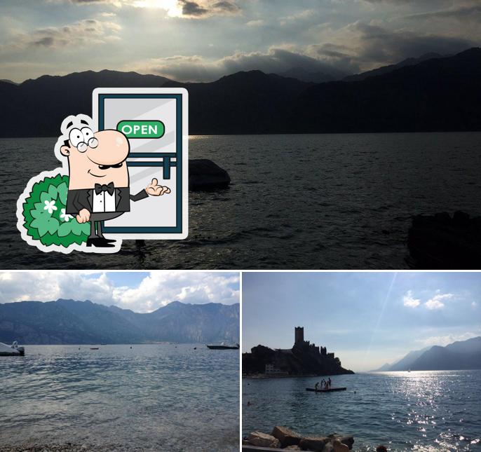 Gli esterni di Lido Malcesine