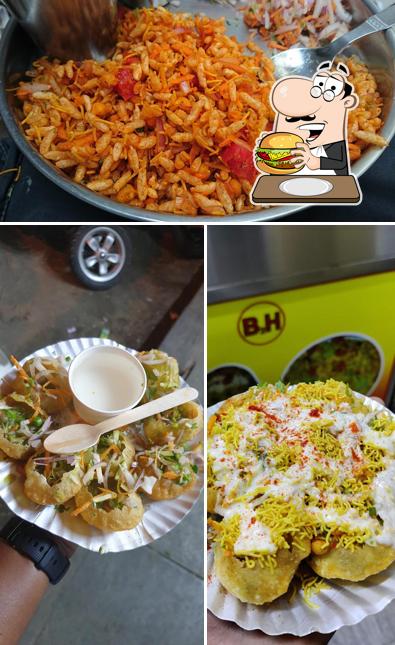 Order a burger at Bangarapet Bhel House