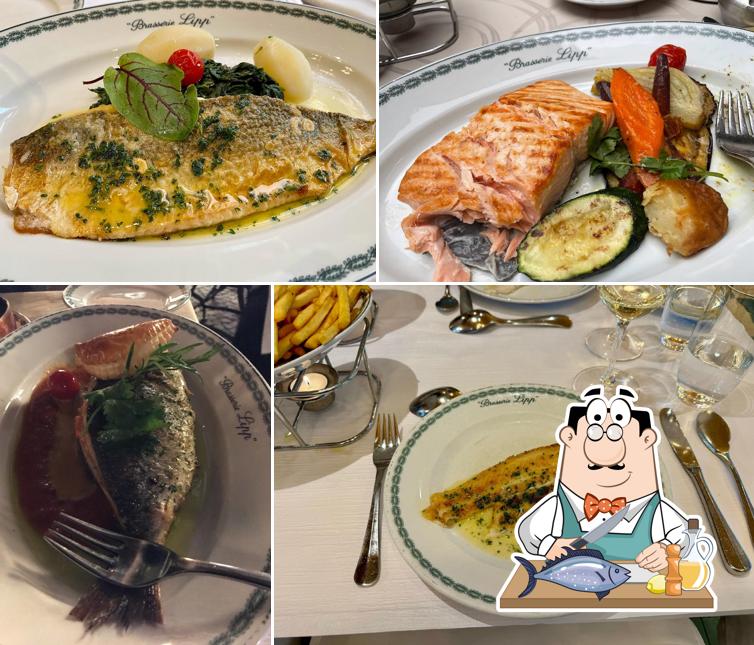 Salmone grigliato al Brasserie Lipp