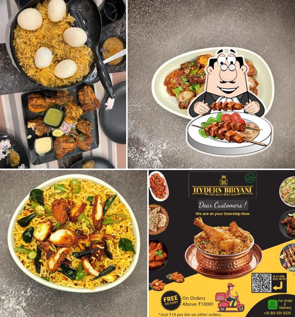 Food at HYDERS BIRYANI