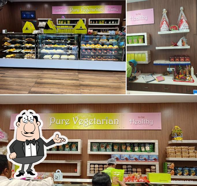 The interior of Swiss Castle Bakery, Attapur