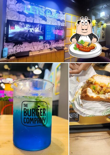 The Burger company is distinguished by food and interior