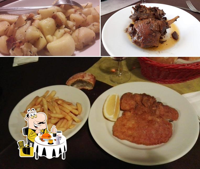 Platti al Trattoria Dei Cacciatori