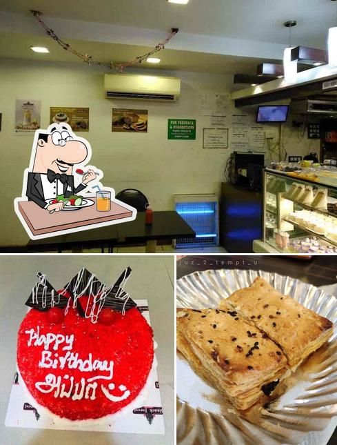 Among various things one can find food and interior at Blaack Forest