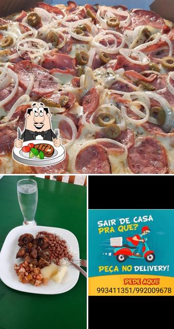 Experimente pratos de carne no Aroma e Sabor pizzaria