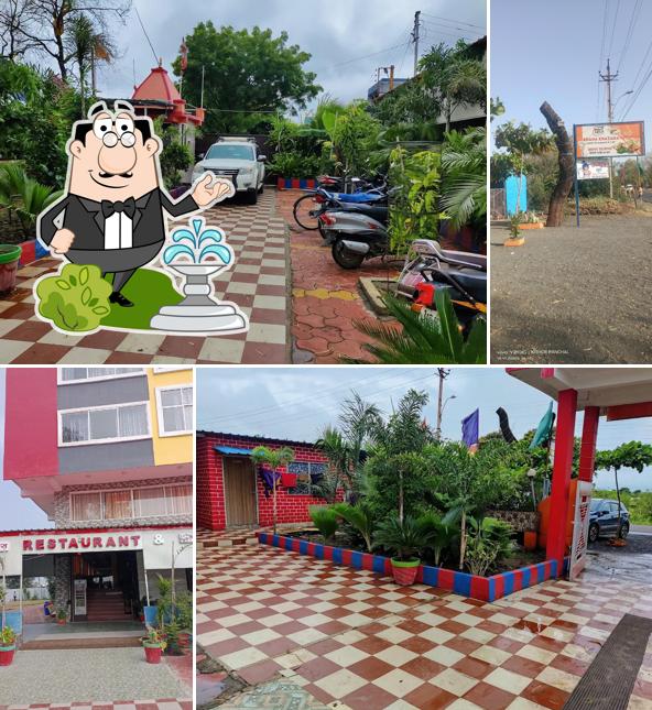 The exterior of KHANA KHAZANA MAKKHANWALA and HOTEL HIMALAYA GREEN