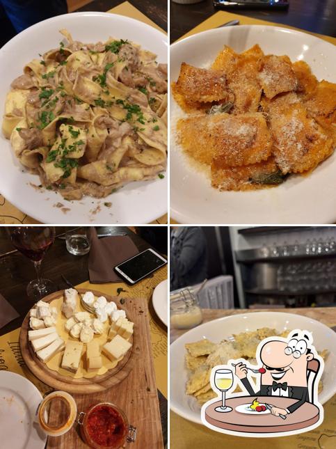 Platti al Osteria Cantinafrasca