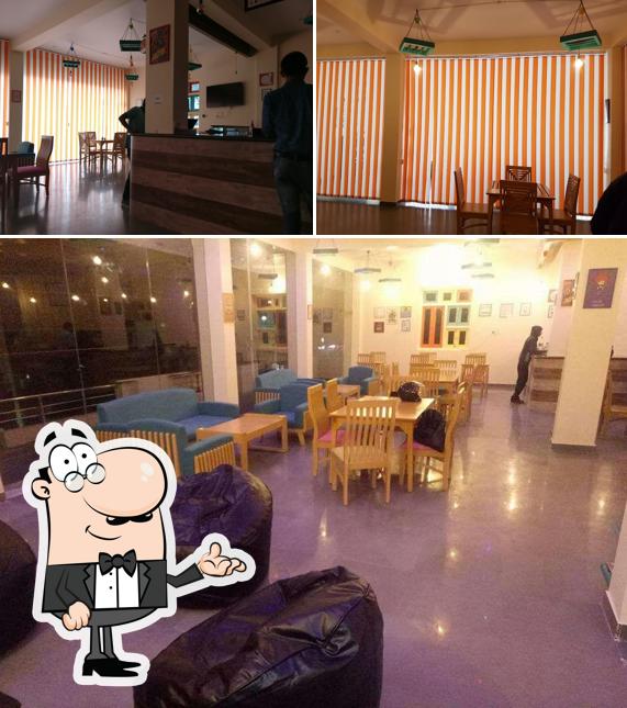 The interior of Tummy Talks Cafe, Sikar