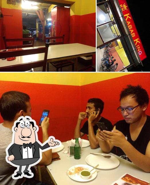 The interior of Kabab King Kaulagarh