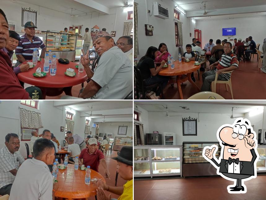The interior of Assam Rifles Bakery