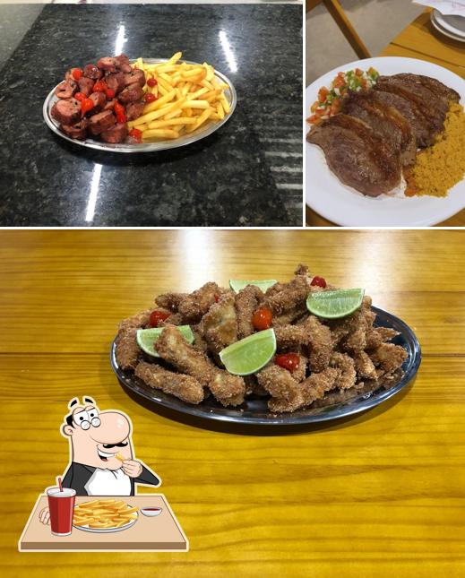 Batata frita em Beach Bar