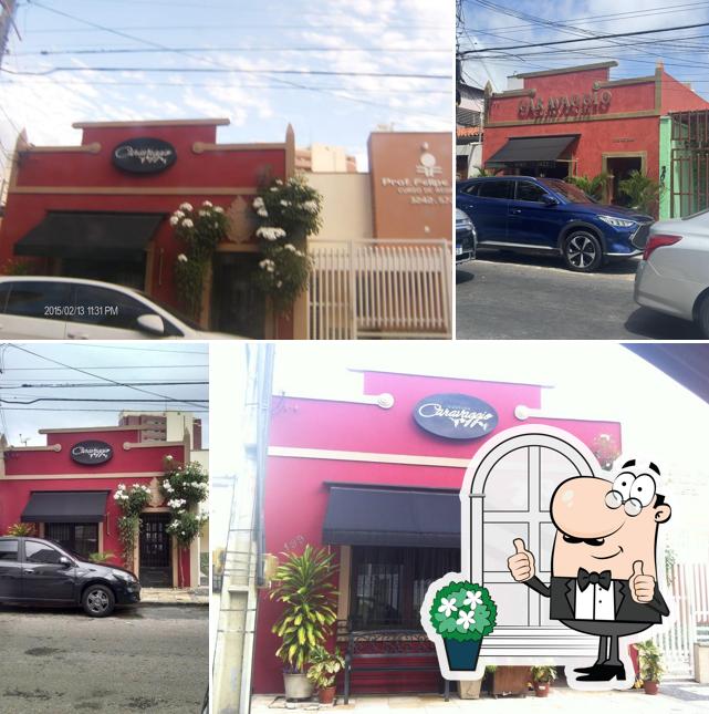 O exterior do Caravaggio Cucina & Vino