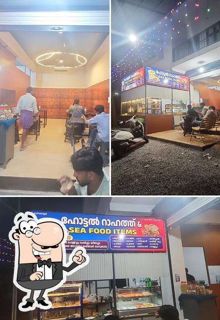 The interior of Hotel Rahath