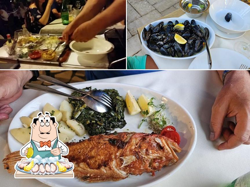 Ostriche al Restaurant Konoba Daniela