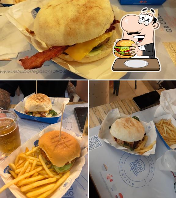 Concediti un bell'hamburger a Retrobottega - Fast Food Creativo