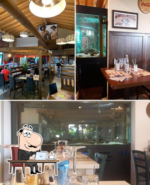 Gli interni di H2O Restaurant Steak House