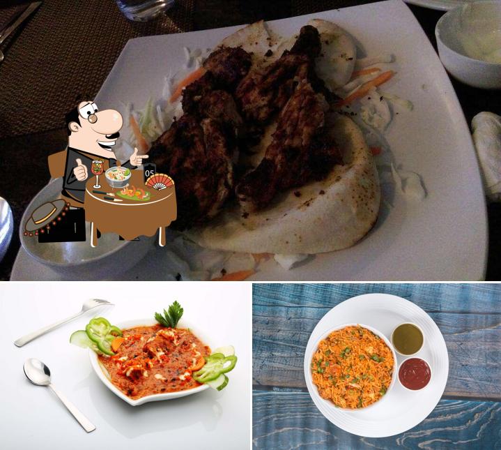 Food at Zaffron Cafe