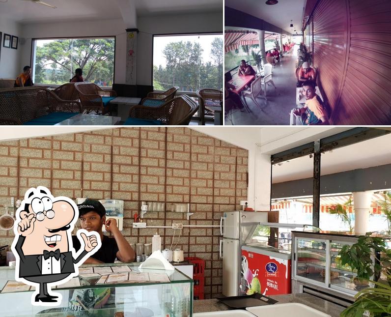 The interior of Buddha Cafe