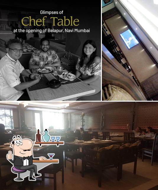 The interior of China Bistro Thane