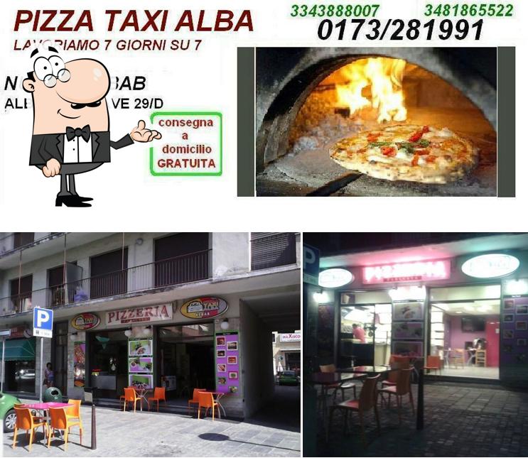 Gli interni di Pizza Taxi