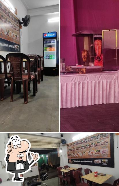 The interior of Chicken Shawarma Nights