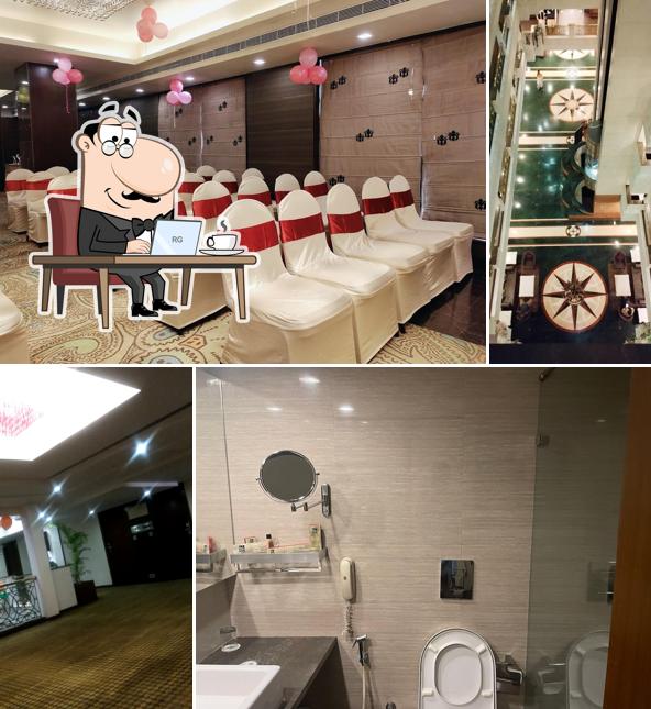 The interior of Quality Hotel DV Manor