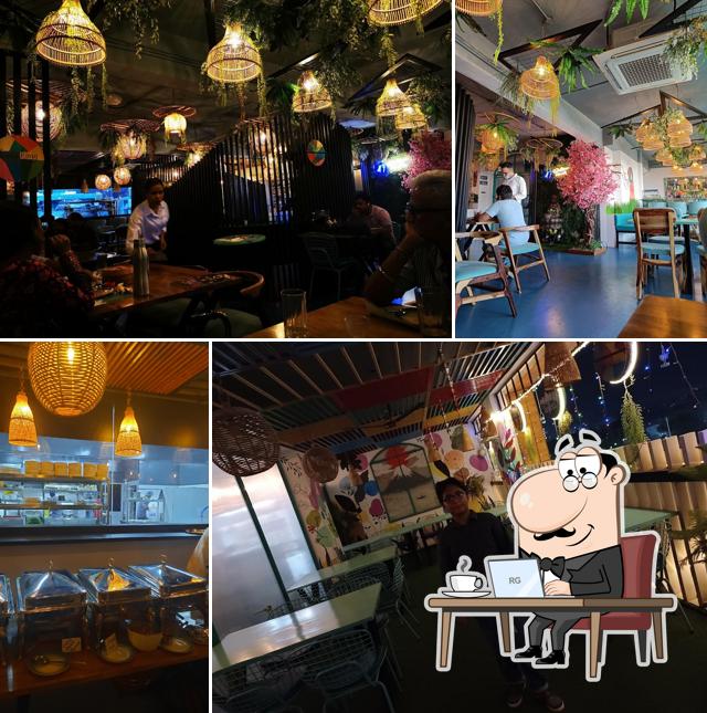 The interior of 7 Sisters