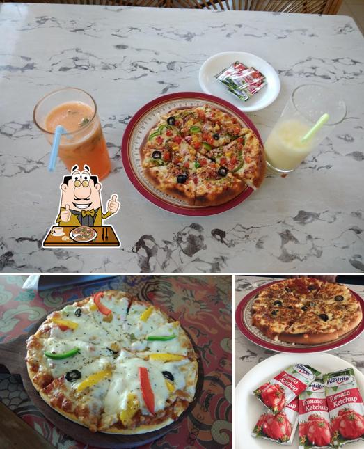 Try out pizza at Buddha Cafe