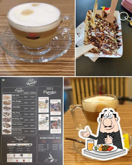 Chocolate mousse at 99 PANCAKES