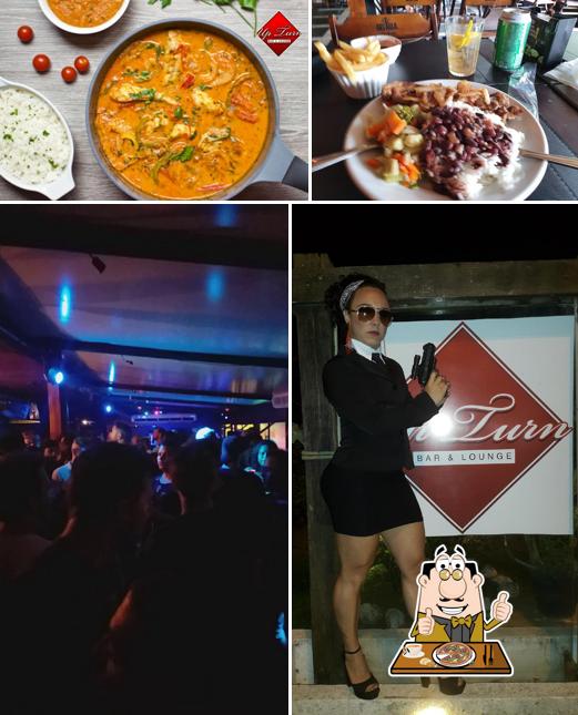 Escolha pizza no Quiosque Up Turn