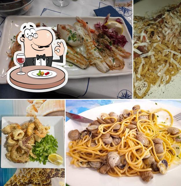 Platti al Ristorante Pescheria L' Ostrica Bianca