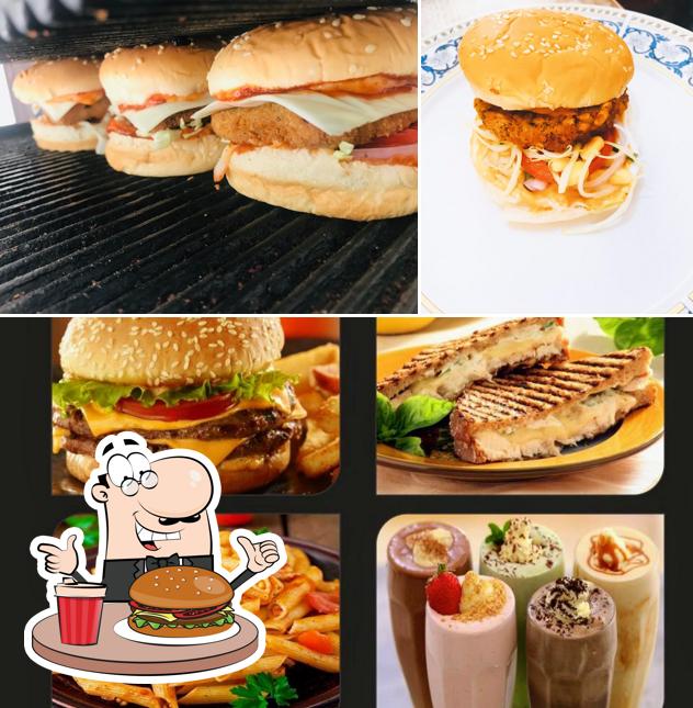 Get a burger at CHEF'S ON FIRE