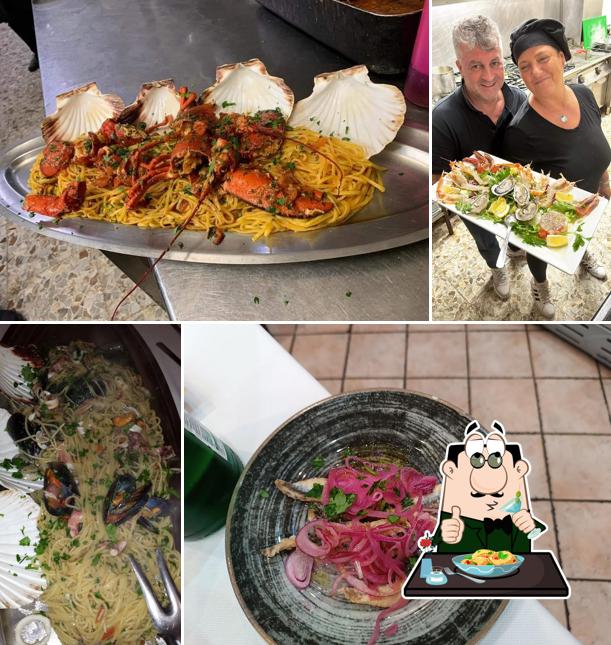 Scampi al Ristorante Il Cavaliere