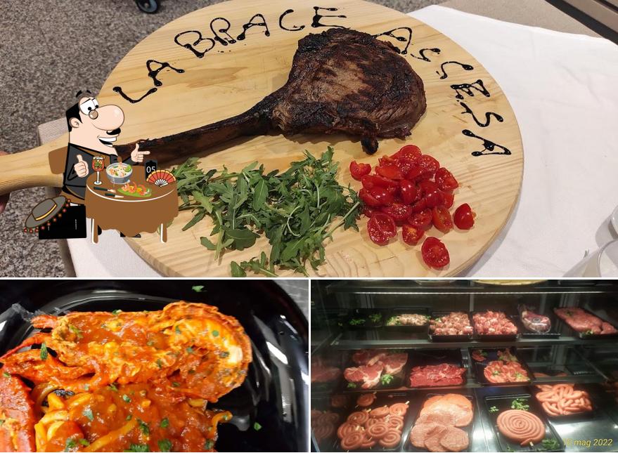 Cibo al La Brace Accesa Ristorante Pizzeria Braceria