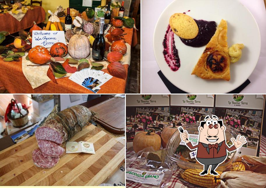 Platti al Agriturismo Biologico La Buona Terra