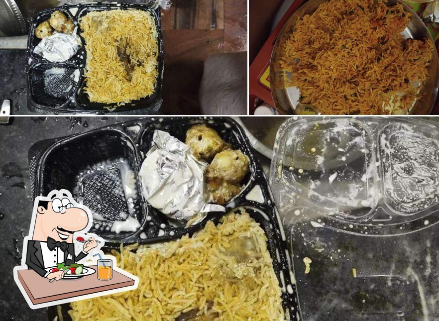 Food at Bomb Biryani