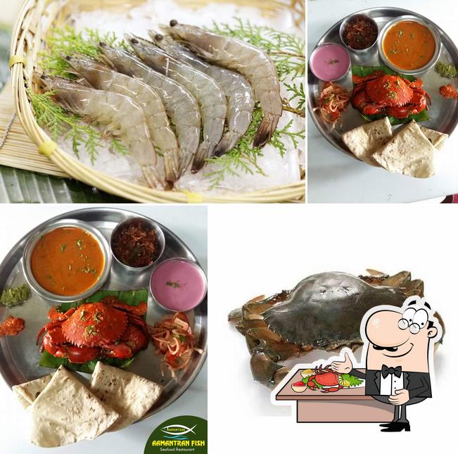 Order seafood at Hotel Aamantran Fish